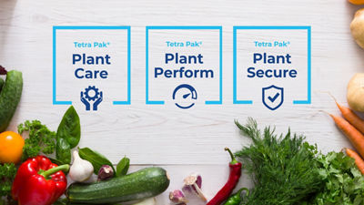 Fresh vegetables and Tetra Pak Services offerings