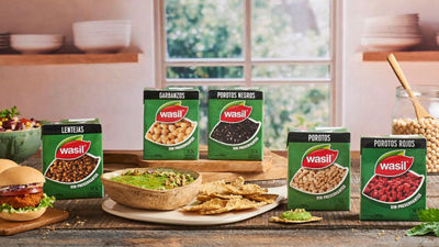 Wasil beans and peas in Tetra Recart carton packages