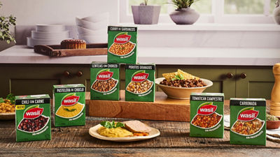 Wasil beans and vegetables in Tetra Recart carton packages