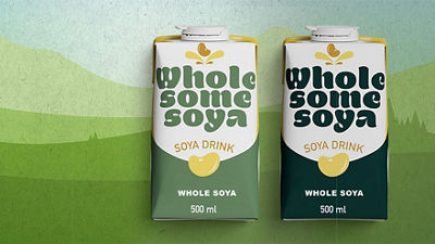 Whole some soya beverages in Tetra Stelo Aseptic carton packages