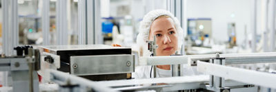 Woman in lab