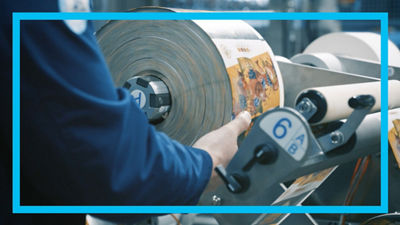 Rolo de papel para embalagem de sorvete