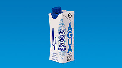 Água A9 em embalagem da Tetra Pak
