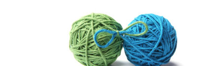2 balls of twine