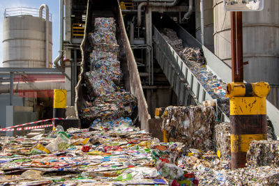 Recycling line at Alier in Spain