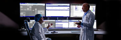 Two doctors talking
