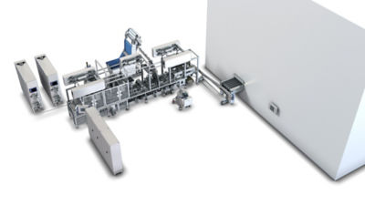 ice cream filling line