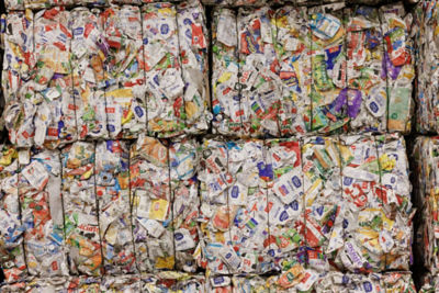 baled cartons 