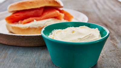 Bowl cream cheese