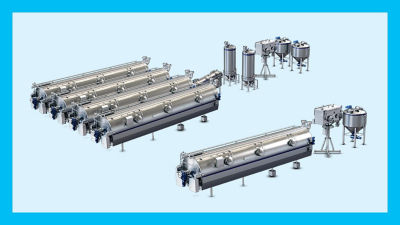 Best-practice line for cottage cheese production
