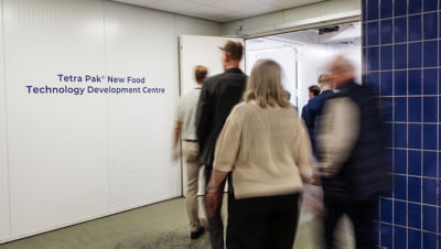 people entering a facility