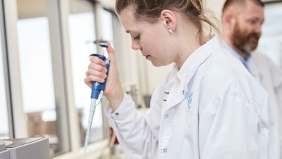 Woman in lab