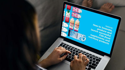 functional nutrition webinar on computer screen