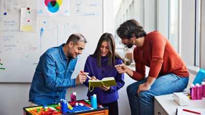 Colleges collaborating in an innovation lab