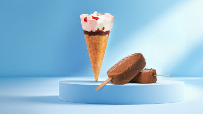 Helado sin lactosa