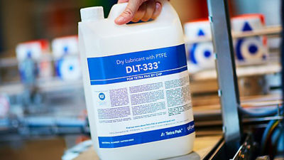 recipiente de lubricante