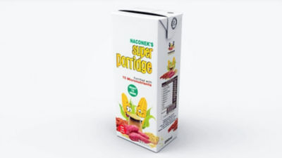 Super porridge in Tetra Brik Aseptic carton package