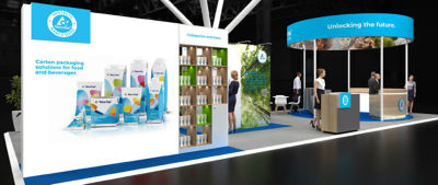 Tetra Pak booth at PLMA