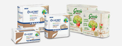 Lucart's products from recycled Tetra Pak cartons