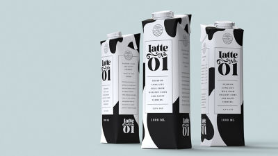 Latte in Tetra Stelo Aseptic carton packages