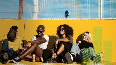 a group of people