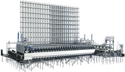 Tetra Pak Mould Handling com prensas fechadas Front2 inferiores