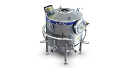 Curd distribution tank