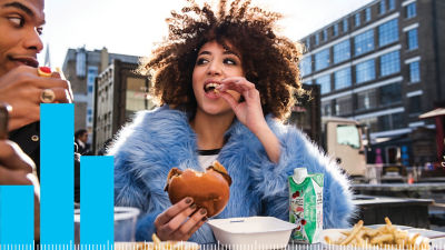 woman eating 