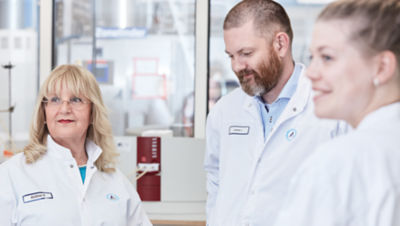 three lab experts