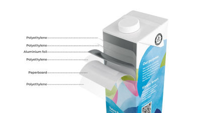 carton with layers