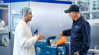 Cliente y operador de Tetra Pak