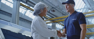 two people shaking hands