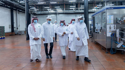 Al Rabie team at production site