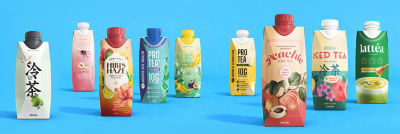 Aseptic tea cartons
