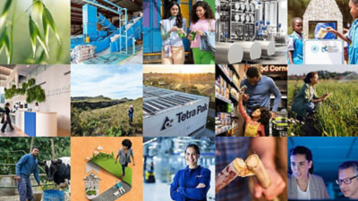 Capa do Relatório de sustentabilidade da Tetra Pak do Ano Fiscal de 2025