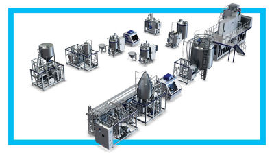 Best practice line for soya beverage production