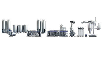Continuous infant formula line - powder to powder