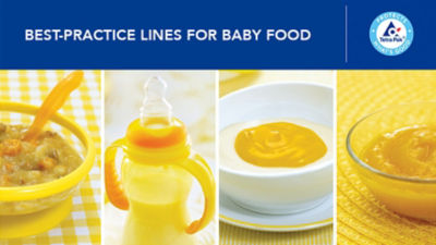Best practice line for baby foods
