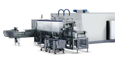 Best-practice medium-capacity filling line for ice cream cones 