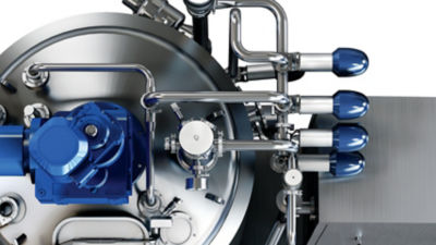 Biomass mixer zoom-in