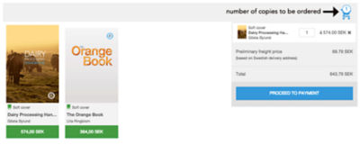 Passer une commande sur le Book Store
