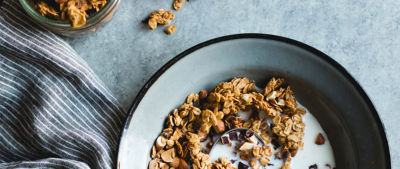Bowl and napkin