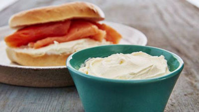 Bowl cream cheese