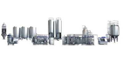 Continuous ready-to-drink line