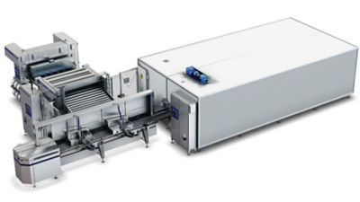 Ice cream filling line
