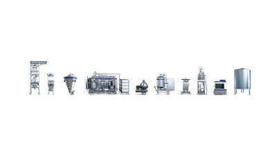 Line for yoghurt milk with OneStep technology and in-line powder addition