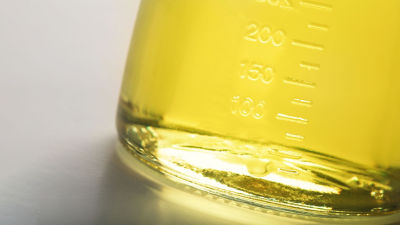 Butter oil in a jar