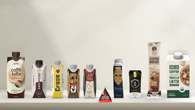 Beverage cartons with RTD coffee