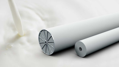 Filtration membranes with milk in the background