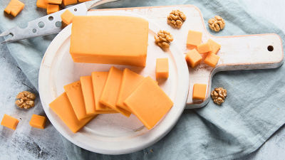 cheese on plate